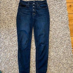 J CREW high rise skinny jean